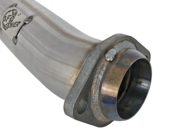 aFe Twisted Steel 2in Stainless Steel Loop Delete Down-Pipe 2018+ Jeep Wrangler (JL) V6 3.6L - Image 4