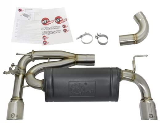 Alternative view of aFe MACHForce XP Exhausts Axle-Back 12-15 BMW 335i 3.0T (SS w/Polished Tips)