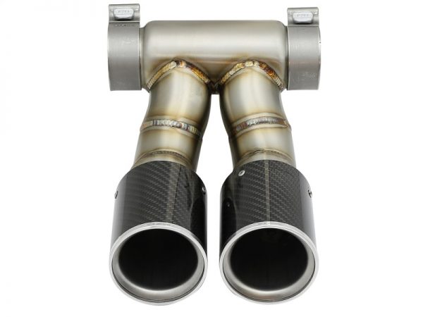 aFe Power 13-14 Porsche Cayman S / Boxster S Carbon Fiber Exhaust Tip Upgrade - Image 6