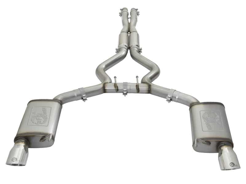 aFe 11-21 Dodge Durango V6-3.6L/V8-5.7L MACH Force-Xp 304 SS Cat-Back Exhaust System w/ Polished Tip - Image 11