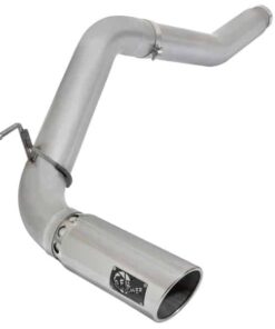 aFe Atlas Exhaust 5in DPF-Back Exhaust Aluminized Steel 2016 Nissan Titan XD V8-5.0L w/ Polished Tip