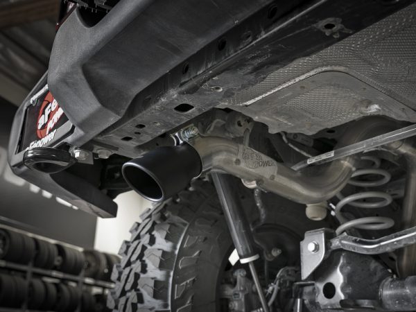 aFe MACH Force-Xp Axle-Back Hi-Tuck Exhaust System w/Black Tip 18-19 Jeep Wrangler (JL) V6 3.6L - Image 3
