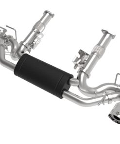 aFe MACH Force-Xp 3in to 2-1/2in 304SS Cat-Back 2020 Chevy Corvette (C8) 6.2L - Polished Tip