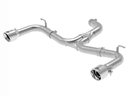 aFe 18-20 VW GTI (MK7.5) 2.0L MACH Force-Xp 3in to 2.5in 304 SS Axle-Back Exhaust System- Pol. Tips