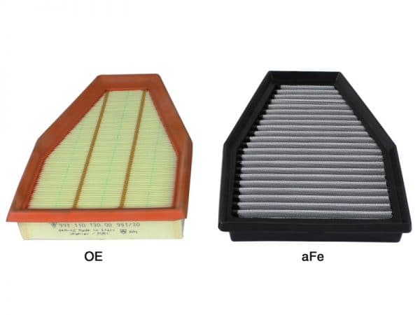 aFe Magnum FLOW OE Replacement Air Filter Pro DRY S 12-15 Porsche 911 (991) H6 3.4L/3.8L - Image 3