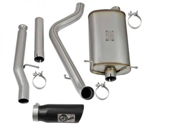 aFe MACHForce XP Exhausts Cat-Back Black Tip 09-17 GM Silverado 1500 4.3/5.3L RegCab SB/LB - Image 8
