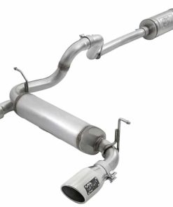 aFe Rebel Series 2.5in 409 SS Cat-Back Exhaust w/ Polished Tips 2018+ Jeep Wrangler (JL) V6 3.6L