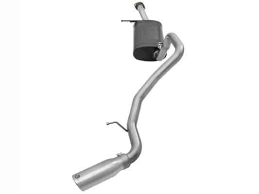 Alternative view of aFe MACHForce XP Exhaust Cat-Back SS-304 97-16 Nissan Patrol (Y61) I6-4.8L w/ Polished Tips