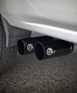 Alternative view of aFe Rebel Series 3in to 2.5in 409 SS Cat-Back Exhaust w/ Black Tips 09-18 GM Silverado/Sierra 5.4L