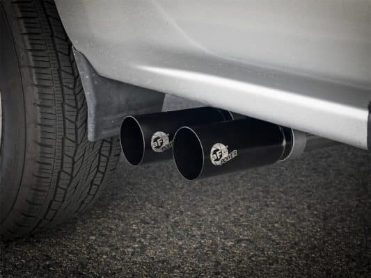Alternative view of aFe Rebel Series 3in to 2.5in 409 SS Cat-Back Exhaust w/ Black Tips 09-18 GM Silverado/Sierra 5.4L