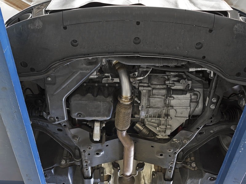 aFe 09-13 MINI Cooper S (R56) L4 1.6L (t) Twisted Steel Down Pipe 2-1/2in 304 Stainless Steel w/ Cat - Image 4