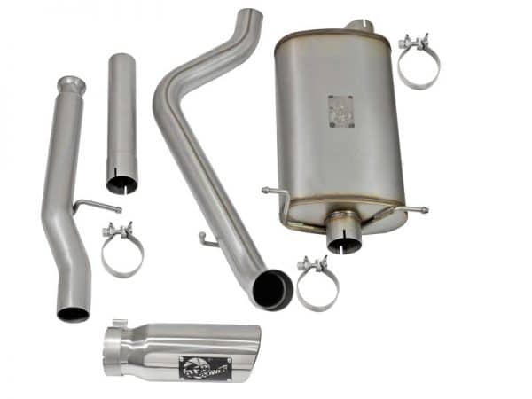 aFe MACHForce XP Exhausts Cat-Back Polished Tips 09-17 GM Silverado 1500 4.3/5.3L RegCab SB/LB - Image 8