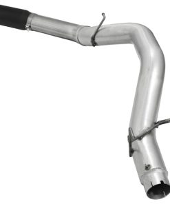 Alternative view of aFe MACHForce XP 5in DPF-Back SS Exhaust Dodge RAM 13-14 6.7L (td) Mega Cab w/ Black Tip