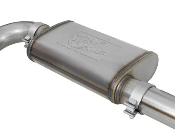 aFe Rebel Series CB 3in Middle Side Exit SS Exht w/Polish Tips 15-17 Chevy Colorado / GMC Canyon - Image 7