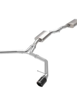 afe MACH Force-Xp 13-16 Audi Allroad L4 SS Cat-Back Exhaust w/ Carbon Tips