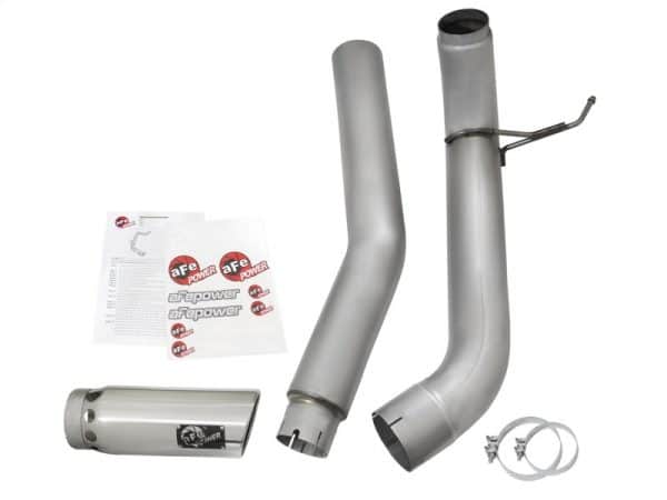 aFe Atlas Exhaust 5in DPF-Back Exhaust Aluminized Steel 2016 Nissan Titan XD V8-5.0L w/ Polished Tip - Image 7