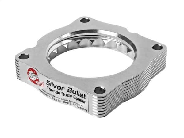aFe Silver Bullet Throttle Body Spacer TBS 17-19 Nissan Patrol (Y61) I6-4.8L - Image 6