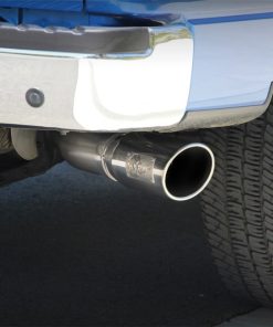 Alternative view of aFe MACHForce XP Exhaust Cat-Back SS-409 4in Polished Tip 11-12 Ford F-150 EcoBoost V6-3.5L (tt)