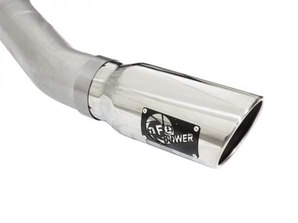 aFe MACHForce XP SS Exhaust 4in Cat-Back w/ Polish Tip 2015 Ford F-150 EcoBoost V6 2.7/3.5Ltt - Image 4