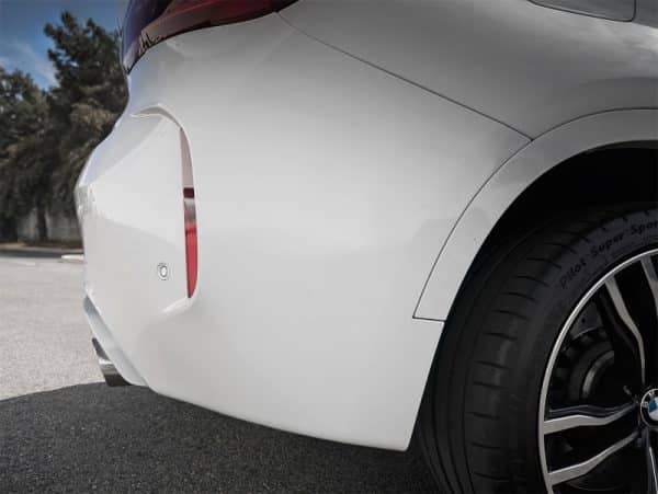 aFe MACH Force-Xp 3.5in. 304 SS C/B Exhaust w/o Muffler 15-18 BMW X5 M V8-4.4L (tt) - Polished Tip - Image 6