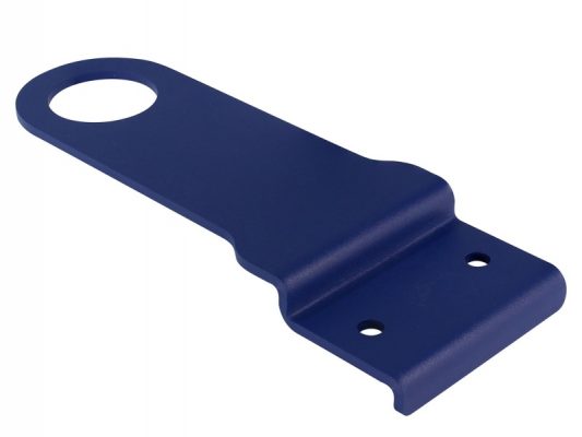 Alternative view of aFe Control Front Tow Hook Blue 05-13 Chevrolet Corvette (C6)
