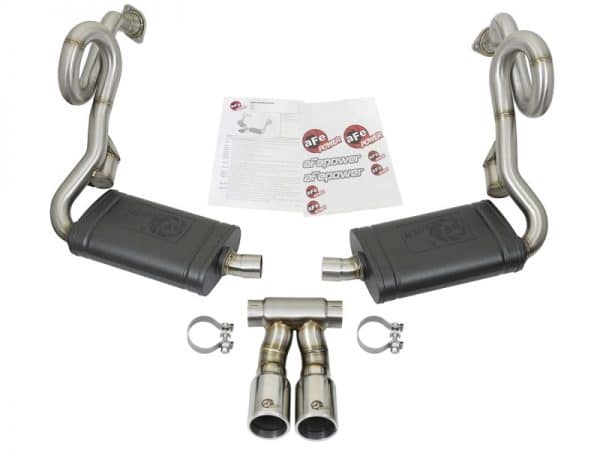 aFe MACHForce-Xp 2in 304 SS Cat-Back Exhaust w/Polished Tips 13-16 Porsche Boxster/Cayman 2.7L/3.4L - Image 9