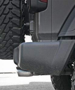 Alternative view of aFe Rebel Series 2.5in. 304 SS C/B Exhaust System 2018 Jeep Wrangler (JL) V6-3.6L - Polished Tip