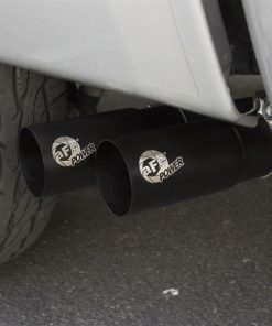 Alternative view of aFe Rebel Series CB 3in Middle Side Exit SS Exht w/ Black Tips 09-16 Chevy Silverado/GMC Sierra 1500