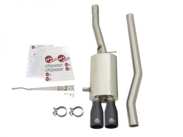 aFe MACHForce XP Exhausts Cat-Back SS-304 14-17 Mini Cooper S Hardtop 2-Door w/ Black Tips - Image 5