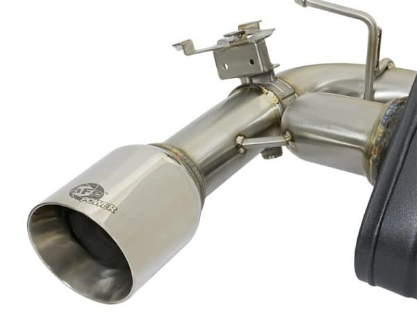 aFe MACHForce XP Exhausts Axle-Back 12-15 BMW 335i 3.0T (SS w/Polished Tips) - Image 3