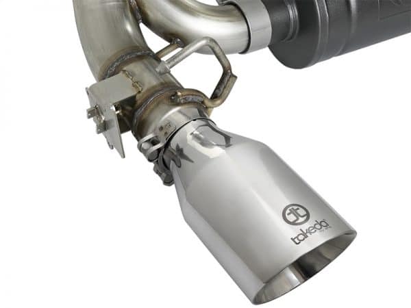 aFe Takeda 3in 304 SS Axle-Back Exhaust System w/ Polished Tip 16-18 Ford Focus RS 2.3L (t) - Image 6