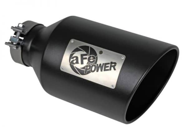 aFe Power MACH Force-Xp 409 Stainless Steel Clamp-on Exhaust Tip Black - Image 6