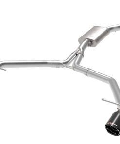 afe MACH Force-Xp 13-16 Audi Allroad L4 SS Axle-Back Exhaust w/ Carbon Tips