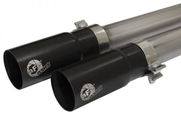 aFe Rebel Series CB 3in Middle Side Exit SS Exht w/ Black Tips 09-16 Chevy Silverado/GMC Sierra 1500 - Image 4