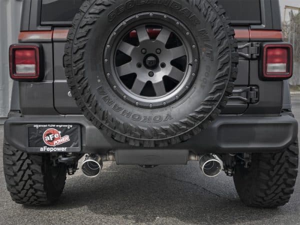 Rebel Series 2.5in 304 SS Cat-Back Exhaust w/ Polished Tips 2018+ Jeep Wrangler (JL) V6 3.6L - Image 5