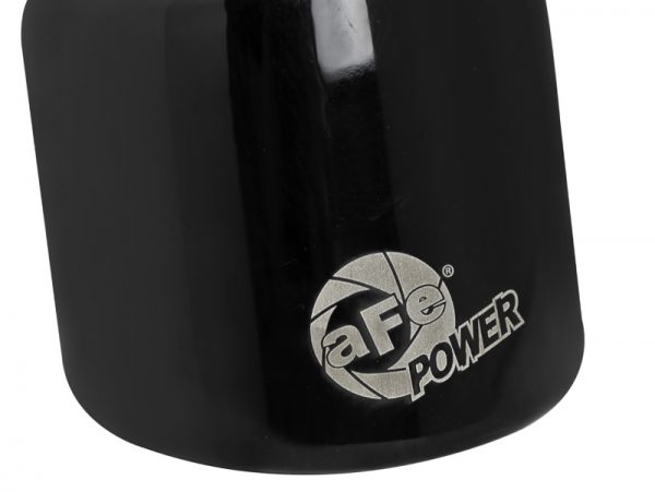 aFe MACH Force-Xp 409 SS Clamp-On Exhaust Tip 2.5in. Inlet / 4in. Outlet / 6in. L - Black - Image 5