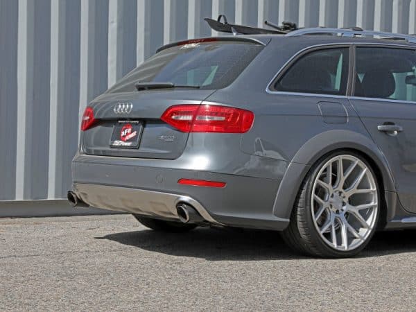 afe MACH Force-Xp 13-16 Audi Allroad L4 SS Cat-Back Exhaust w/ Carbon Tips - Image 6