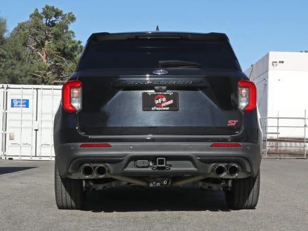 aFe MACH Force-Xp 2.5in. 304 SS C/B Exhaust 20-21 Ford Explorer V6-3.0L - Polished Tip - Image 4
