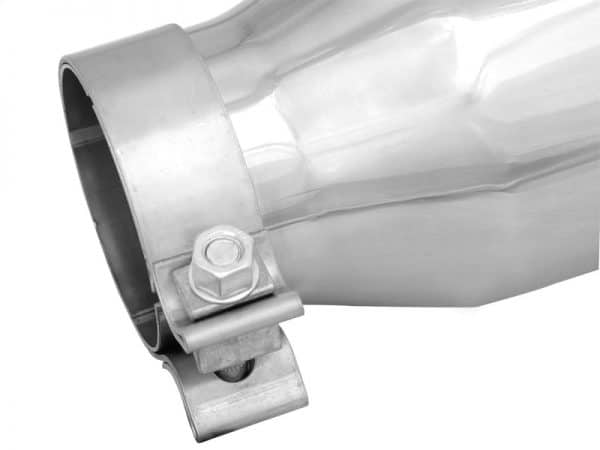 aFe MACH Force-Xp 3in Inlet x 4-1/2in Outlet x 9in Length 304 Stainless Steel Exhaust Tip - Image 5