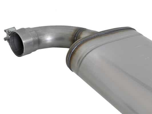 Alternative view of aFe MACH Force-Xp SS Axle Back Exhaust w/Polished Tips 15-17 Ford Mustang GT V8-5.0L