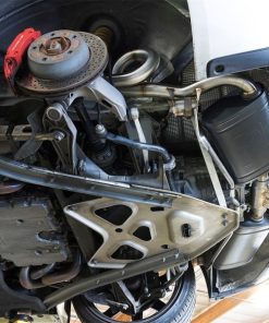 Alternative view of aFe MACHForce-Xp 2in 304 SS Cat-Back Exhaust w/Carbon Fiber Tips 13-16 Porsche Boxster 2.7L/3.4L