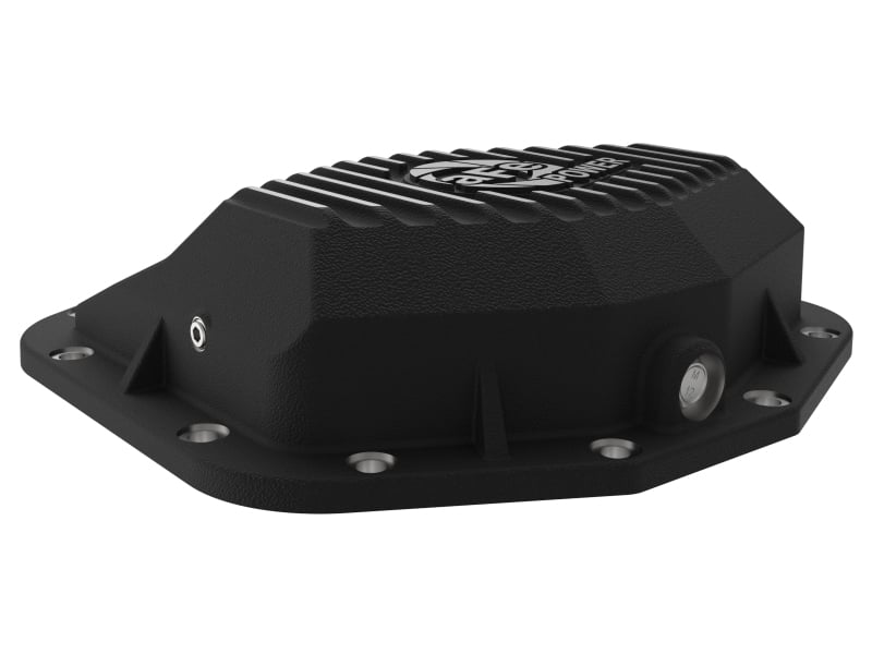 aFe POWER 21-22 Ram 1500 TRX Hemi V8 6.2L (sc) PRO Series Rear Differential Cover Black w/ Machined - Image 2
