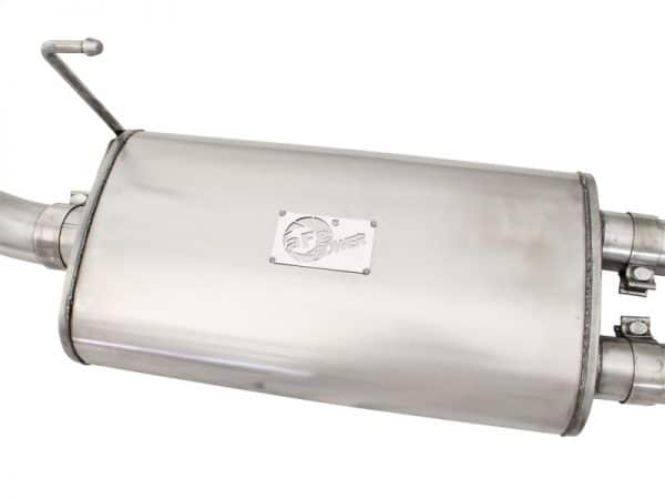aFe MACHForce XP Exhaust Cat-Back 2.5/3in SS-409 w/ Polished Tip 05-15 Nissan Xterra V6 4.0L - Image 4