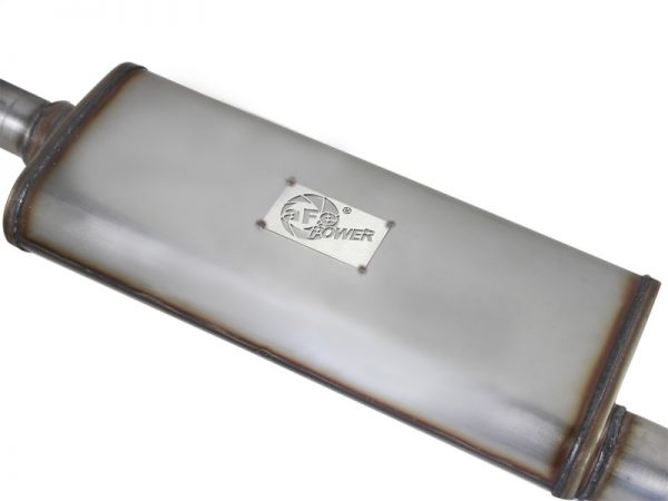 aFe MACHForce XP Exhaust Cat-Back 3in SS-409 Hi-Tuck inRBin 12-14 Jeep Wrangler Unlimited V6 4Dr - Image 6