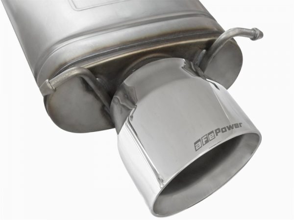 aFe Mach Force-Xp 3in CB Stainless Steel Dual Exhaust System w/Polished Tips 09-15 Cadillac CTS-V - Image 6