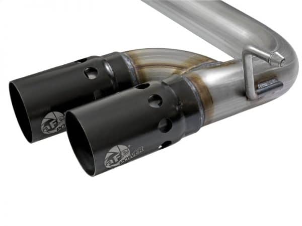 aFe Rebel Series DPF-Back 3in Side Exit SS Exhaust w/ IC Black Tip 2016 GM Colorado/Canyon 2.8L (td) - Image 5