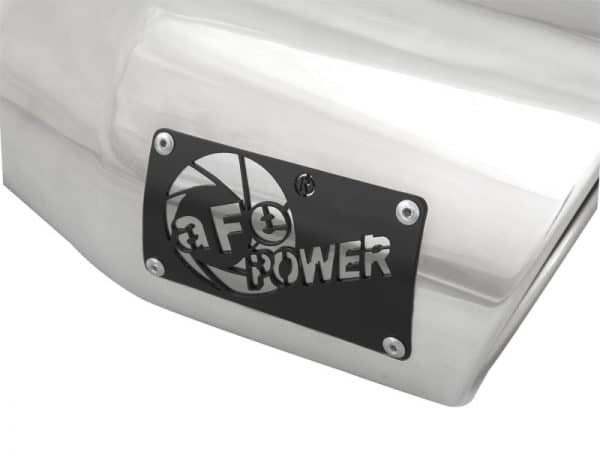 aFe MACH Force-Xp 3in Inlet x 4-1/2in Outlet x 9in Length 304 Stainless Steel Exhaust Tip - Image 3