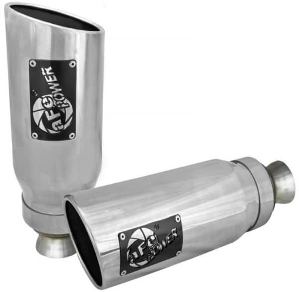 aFe MACH Force-XP 4-1/2in Steel OE Replacement Exhaust Tips - 2021+ Dodge Ram (5.7L V8) - Polished - Image 4