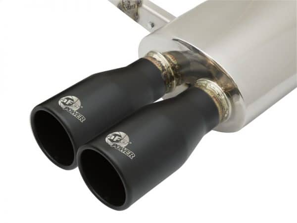 aFe MACHForce XP Exhausts Cat-Back SS-304 14-17 Mini Cooper S Hardtop 2-Door w/ Black Tips - Image 2