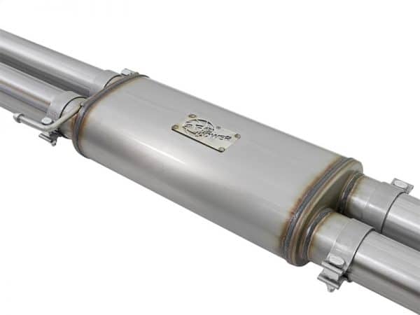 aFe MACHForce XP 3in 409-SS Exhaust Cat-Back 2017 Ford F-150 Raptor V6-3.5L (tt) w/ Black Tip - Image 6